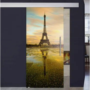 Interiérové dveře Glasdesign Paris skleněné posuvné dveře 775 x 2050 mm