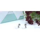 Jan Kos Jewellery Stříbrné náušnice s opálem 32107968