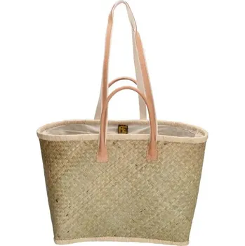 Plážová taška Béžová velká plážová taška "Cube"