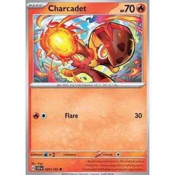 Volný čas Pokémon SCR 029/142 Charcadet - Stellar Crown Stav: Near Mint, Verze: NORMAL