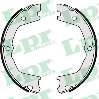 Brzdová čelist Sada brzdových čelistí, parkovací brzda LPR 09080