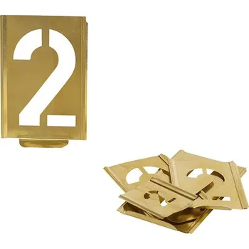 Značkovací šablona 0–9 výška písma 40mm turnus 327-040-z