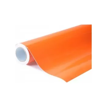 Polep vozidla Krystalická oranžová auto wrap fólie 152x50cm - interiér/exteriér