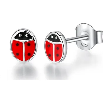 Náušnice Stříbrné náušnice berušky Bery