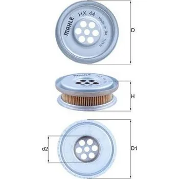Hydraulický filtr Hydraulický filtr, řízení KNECHT HX 44