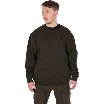 Rybářské oblečení Fox International Fox mikina LW Khaki Jumper Velikost: XXL (CFX349)
