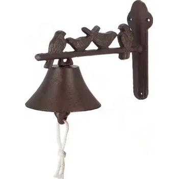 Stavebniny Esschert Design Litinový zvon - ptáčci