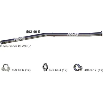 Auto-moto Opravne potrubi, katalyzator ERNST 502405