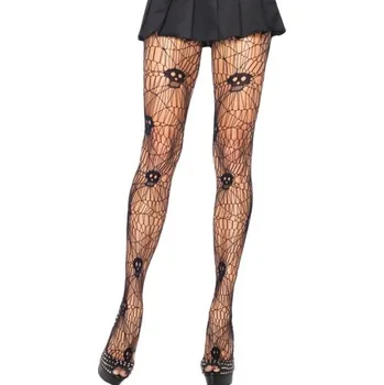 Dámské erotické prádlo VšeNaSex.cz Dámské punčochy Halloween Skull Pantyhose