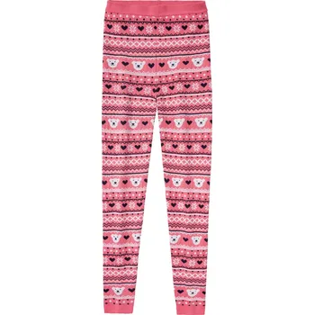 Dívčí legíny pepperts!® Dívčí vánoční pletené legíny (158/164, růžová)