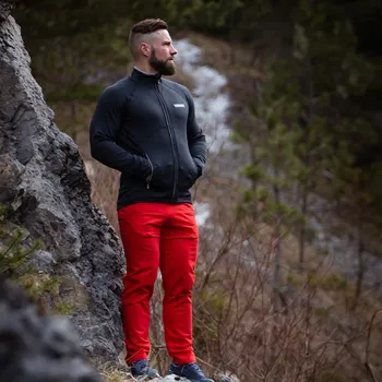 Pánské kalhoty TERMOVEL Pánské tepláky CYRIL červené VELIKOST: M