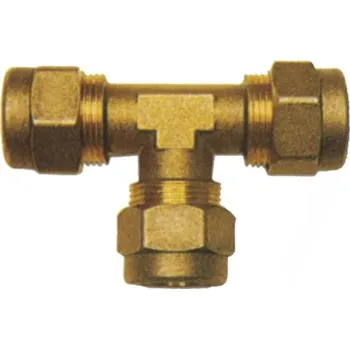 Příslušenství ke kompresoru Adler Vzduchový rozbočovač typ T 3-cestný 1/2″ vnitřní závit