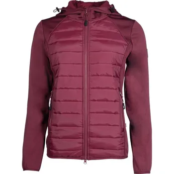 Jezdecká mikina Jezdecká bunda/mikina HKM Style Vínová XXL