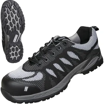 Pracovní obuv NITRAS PRO STEP – S1P bezpečnostní obuv, černá/šedá Velikost: 43