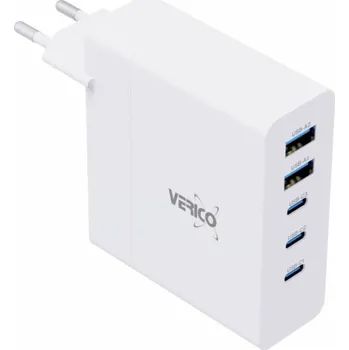 Verico Verico Ladegerät MOJO GaN 140W PD nabíječka, 5 portů (USB-A a USB-C) WH maloobchod
