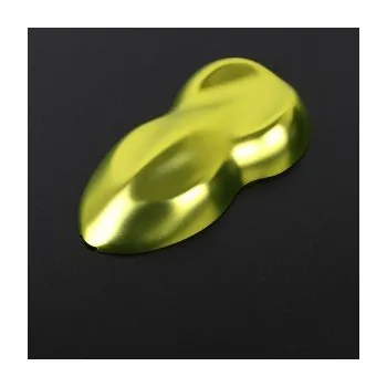 Polep vozidla Matná chromovaná citrónová auto wrap fólie 152x200cm - interiér/exteriér