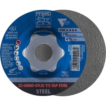 Brusný kotouč Brusný kotouč cc-grind solid sgp steel 115 mm pferd 64187116