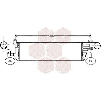 Turbodmychadlo chladič turba VAN WEZEL 30004320