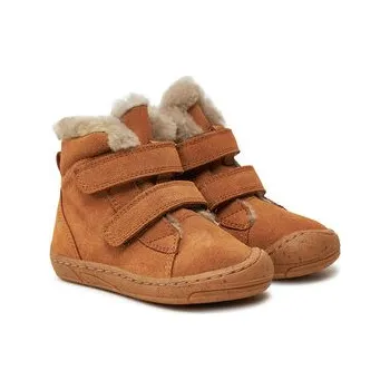 Dámské kozačky Froddo Kozačky Minni Suede G2110141-2 M Hnědá 22