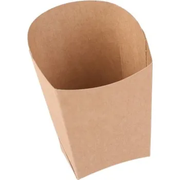 Jednorázové nádobí EcoPack Wrap KRAFT 3,9 x 5,2 x 7,5 x 10 cm s tukovou bariérou, 50 ks