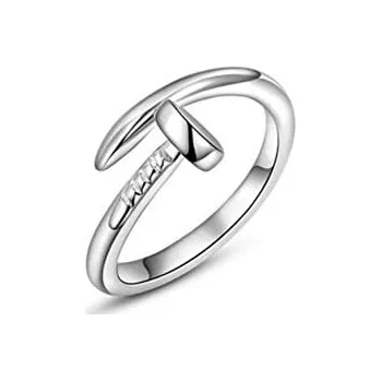 Prsten Prosperk Prsten ocelový hřebík stříbrný Velikost prstenů: 9 (EU: 59-61) 12795/9 -