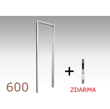 Zárubeň 600 mm - Skrytá zárubeň AKTIVE 40/00 Průchozí výška: 1 970 mm, Povrch: Barva - RAL, Orientace otevírání: Levá, Typ příčky: SDK