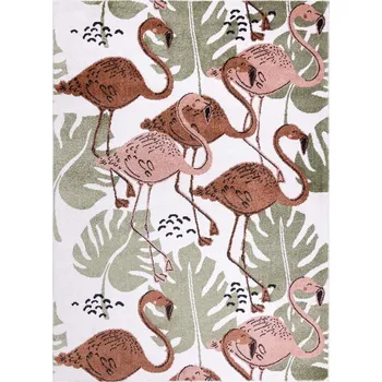 Koberec Dětský kusový koberec Fun Flami Flamingos cream 180x270 cm