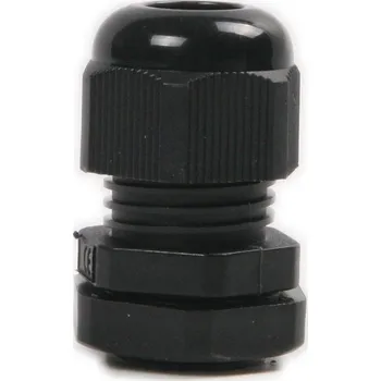 Vývodka kabelová plastová, černá, PG závit PG7