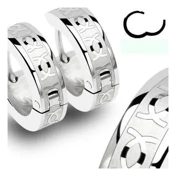 Náušnice Náušnice z chirurgické oceli SSE-002