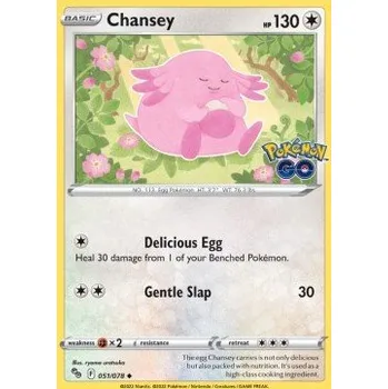 Volný čas PGO 051/078 Chansey - Pokémon GO Stav: Near Mint, Verze: NORMAL