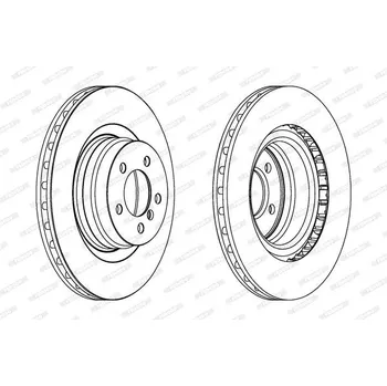 Auto-moto Brzdový kotouč FERODO DDF1435C-1