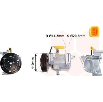 Kompresor klimatizace Kompresor, klimatizace VAN WEZEL 5300K734