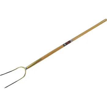 Vidle Vidle na balíky s násadou 1500 mm 2 zuby (KP-2053KR) (Kovaná verze. Upevnění násady pružným pouzdrem a uzávěrem. Násada z jasanového dřeva 1500 mm s jednoduchým zakončením. Vhodné k manipulaci trávy, slámy.)