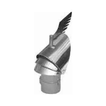 Kouřovod Karl komínová hlavice K 30 výklopná - redukce na nerez rouru, průměr 150mm