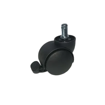 50mm kolečko (čep 11x20mm), s brzdou, černé