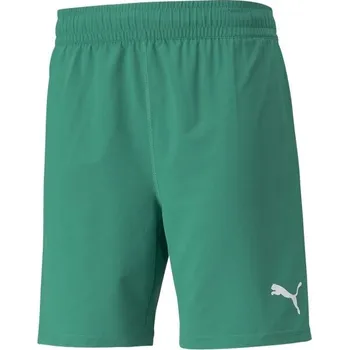 Pánské fotbalové šortky Puma TEAMFINAL SHORTS L Zelená, Šedá