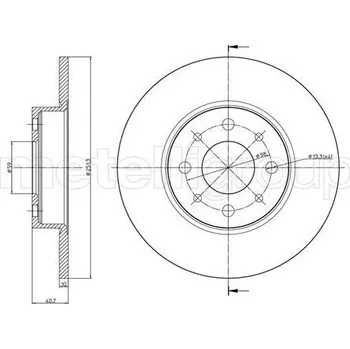 Brzdový kotouč Brzdový kotouč CIFAM 800-987C