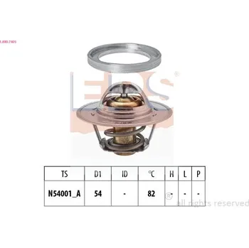 Chladič motoru Termostat, chladivo EPS 1.880.740S