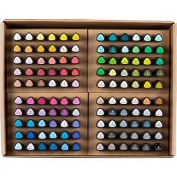 Akvarelové oboustranné fixy MOLOTOW Sketcher, 120ks Full Set kulaté