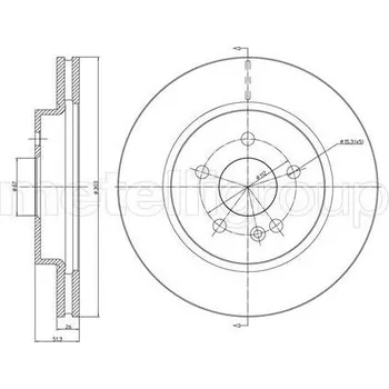 Auto-moto Brzdový kotouč CIFAM 800-700C