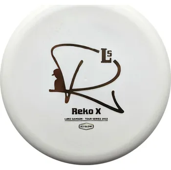 Disc golf Kastaplast Reko X K3 Glow Luke Samson Signature Series (discgolf) (Speed:&nbsp;3, Glide: 3, Turn: 0, Fade: 2)