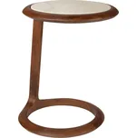 Ořechový odkládací stolek ZUIVER DOPPIO 41 cm