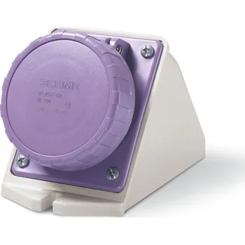 Elektrická zásuvka SCAME Zásuvka 16A 2P 20-25 V IP67 nástěnná 535.01610