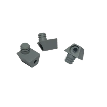 Nábytkové kování Upevňovací element, šedý 35