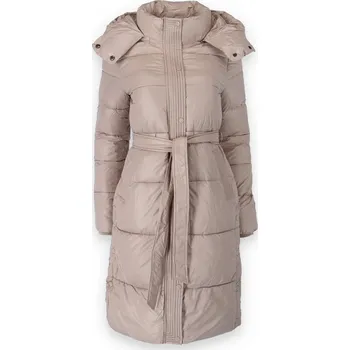 Zimní bunda dlouhá MY0487 Itálie barva: hnědá-fango , velikost: XL