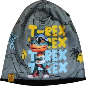 Čepice Chlapecká podzimní/jarní čepice tm.šedá T-REX KEV 2024-135