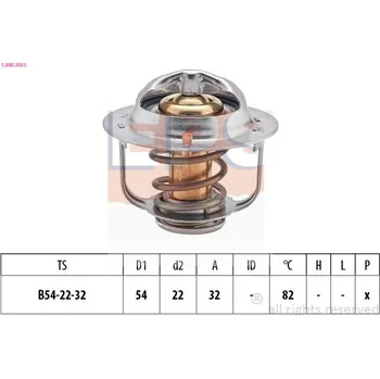 Chladič motoru Termostat, chladivo EPS 1.880.305S