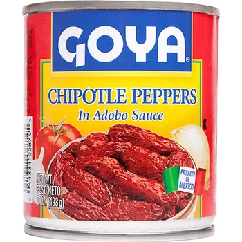 konzervovaná zelenina Goya Chipotle marinované chilli papričky 198 g