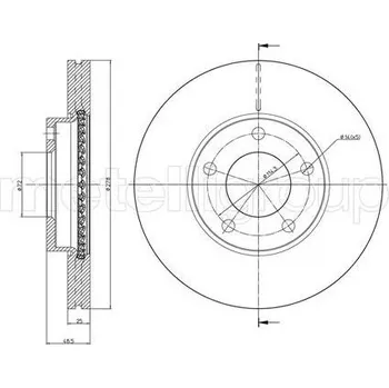 Brzdový kotouč Brzdový kotouč CIFAM 800-729C