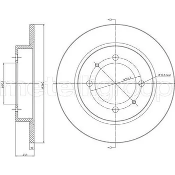 Brzdový kotouč Brzdový kotouč CIFAM 800-434C